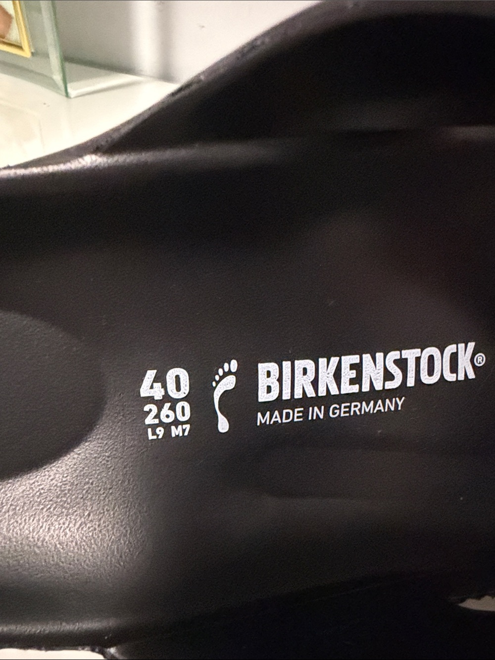 Birkenstock Black Two-Strap EVA Slide Sandals - Picture 6 of 6